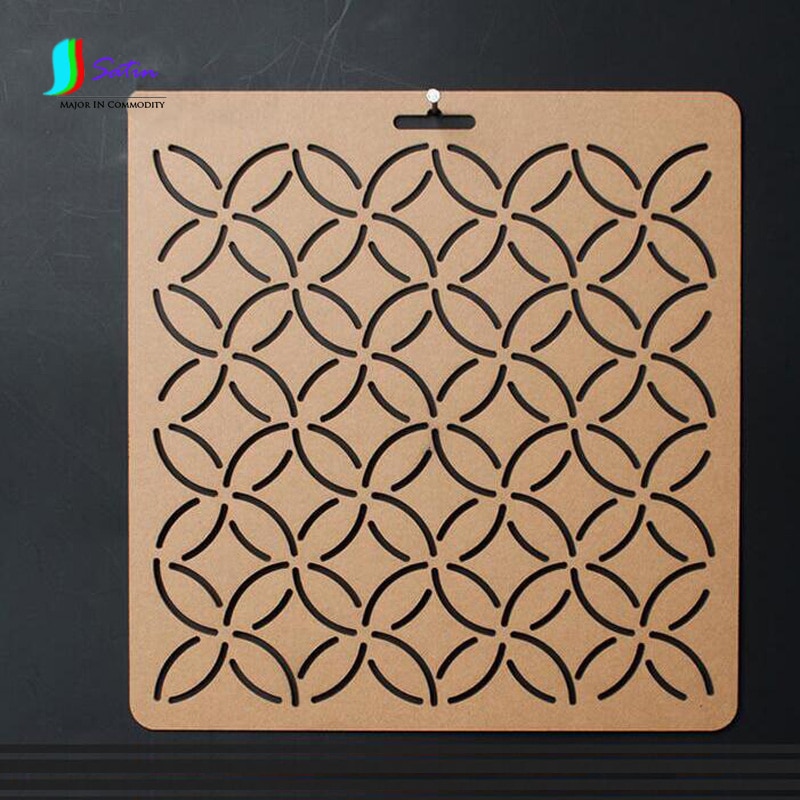 Transparent Big Size Acrylic Template for Cushion Pattern DIY Sewing Sashiko Embroidery Patchwork Pressure Line Template S0007H