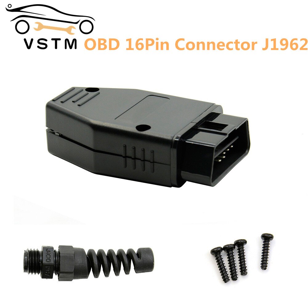 Newest OBDII EOBD JOBD ODB ODB2 EOBD2 ODB11 J1962 Male Connector Plug Adapter WiringOBD2 16Pin Connector