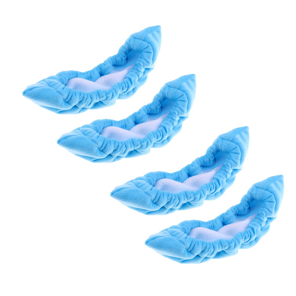 2 Pair Ice Skating Soakers Blade Protector Guards, Ice Skate Boot Covers Accessories for Kids and Adults Women Men