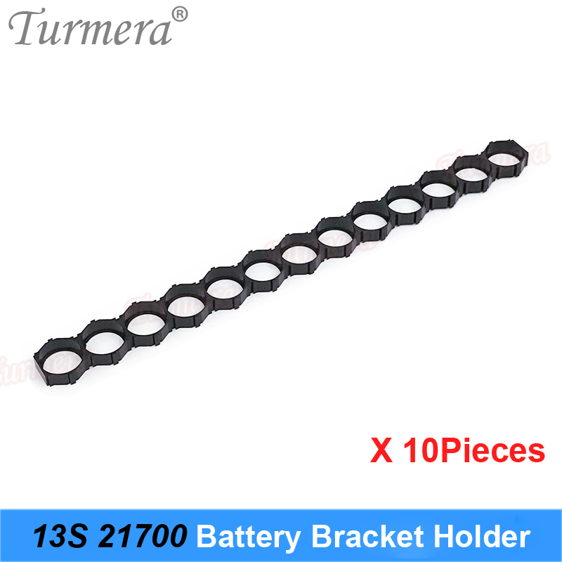 Turmera 10 Stück 21700 Lithium-Batterie-Halterung, 21700 Abstandshalter, 3S, 4S, 5S, 6S, 10S, 13S, Montage für 36 V, 48 V Elektrofahrrad-Batterie: Gold
