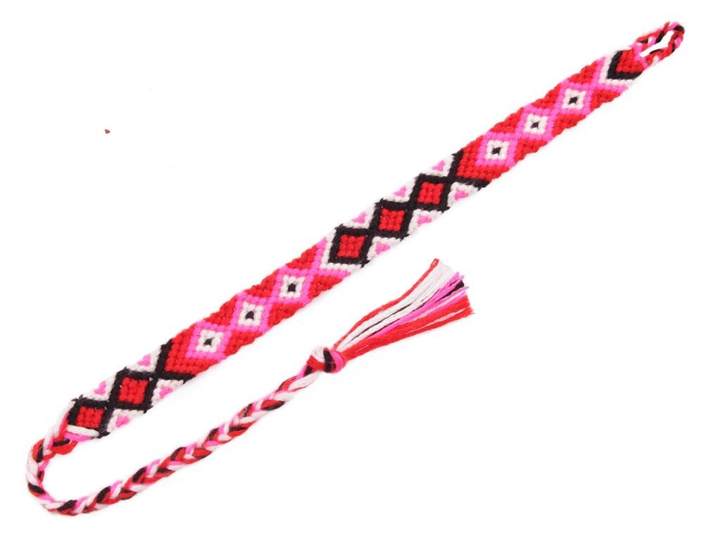 Totempæl vennskapsarmbånd bohemisk brasiliansk sommer håndlaget tråd makrame armbånd for kvinne pulseira feminina hombre: Gullfarge