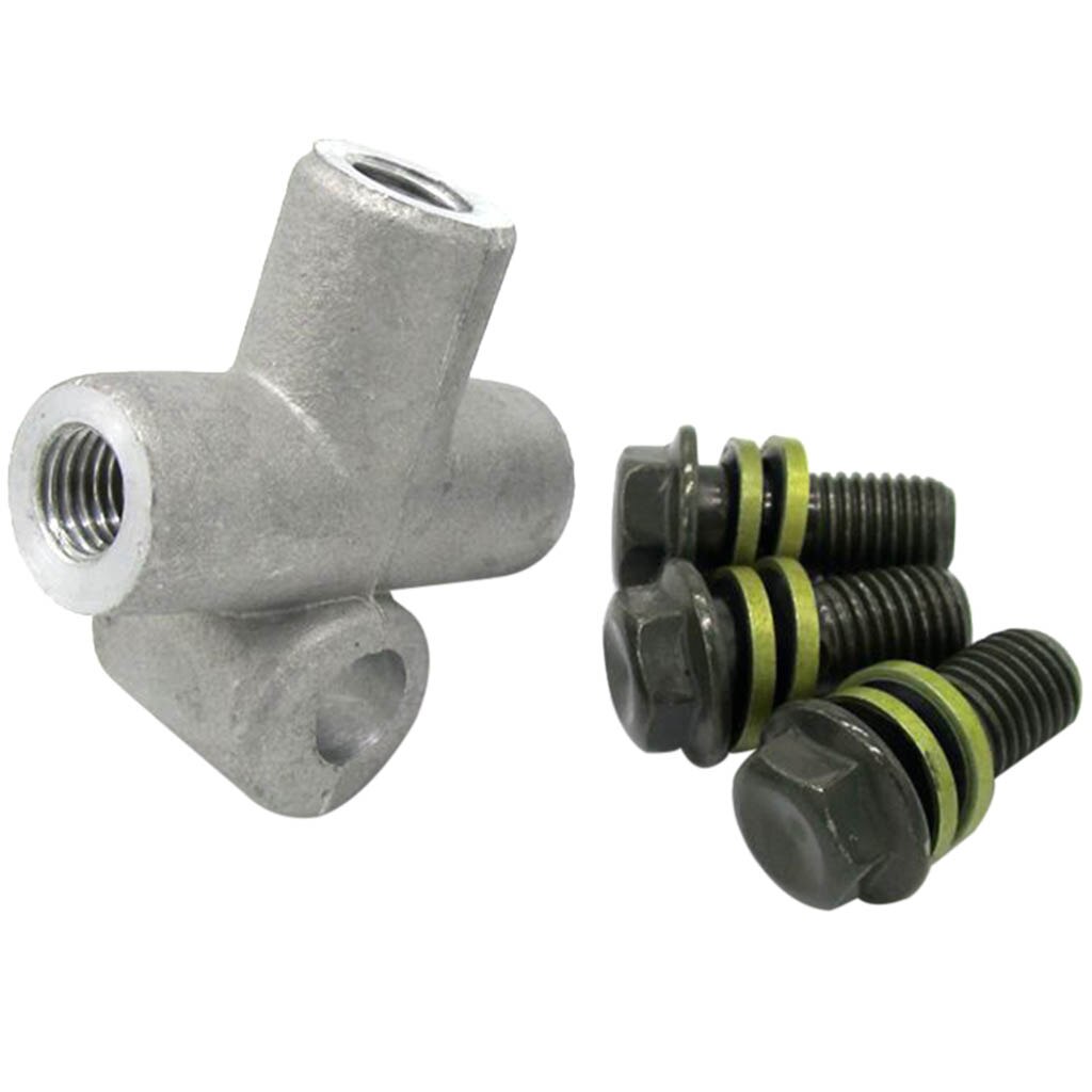 10Mm Legering 3 Manieren Pijp Tee Koppeling Tee Connector Fit Voor Motorfietsen Atv