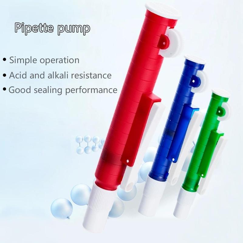 Manual Assistant Pipettor Single Channel Volume Micro Pipettes Lab Transfer Pipette Aspirator for 2/10/25ml
