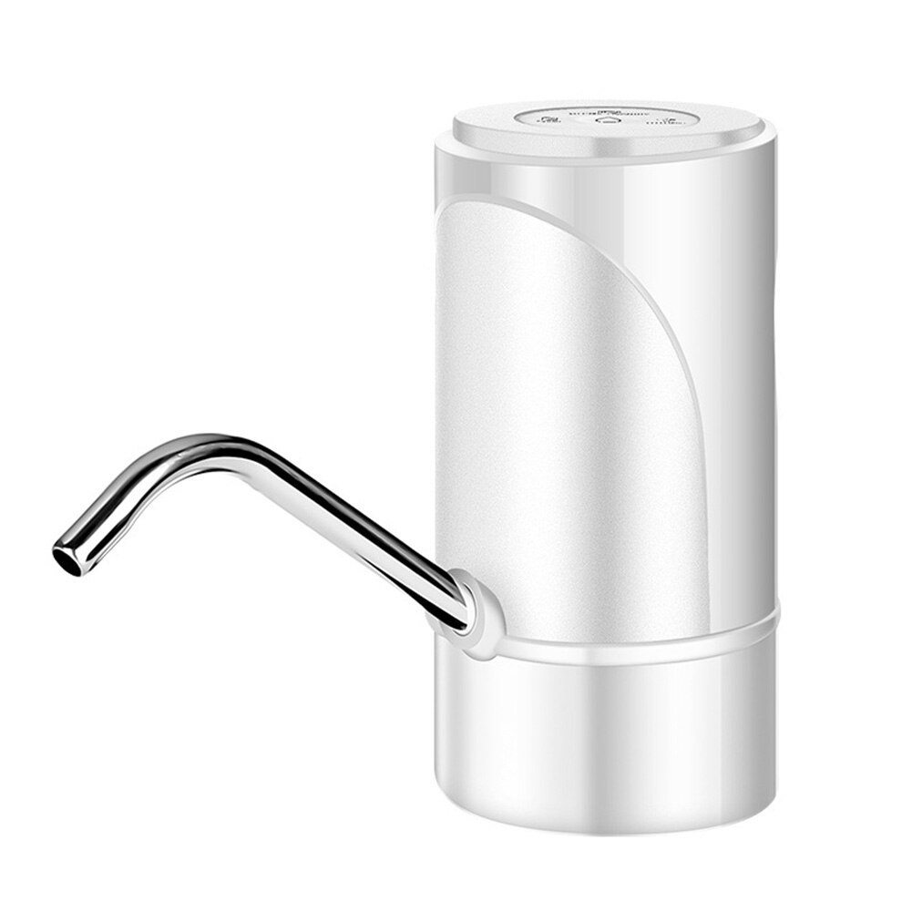 Pompe à eau électrique intelligente automatique de ménage grande capacité USB chargeant le pompeur automatique de commutateur d'eau potable: WHITE