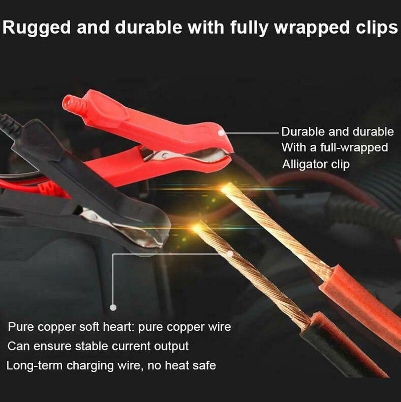 12V 6A Full Automatic Smart Car Battery Charger Motorcycle Smart Power Pulse Repair Chargers