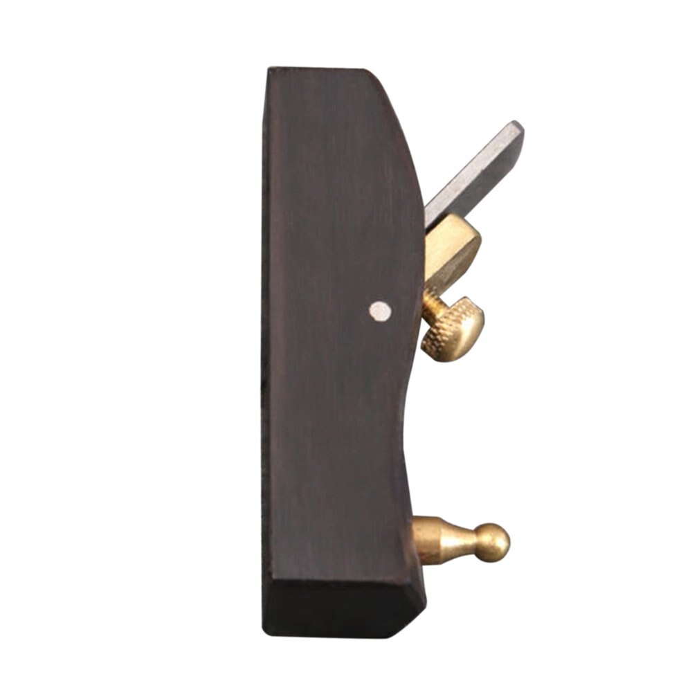 Mini herramienta de madera de ébano para carpintería, plano de ángulo duradero, Luthier, violín, carpintero, novedad de