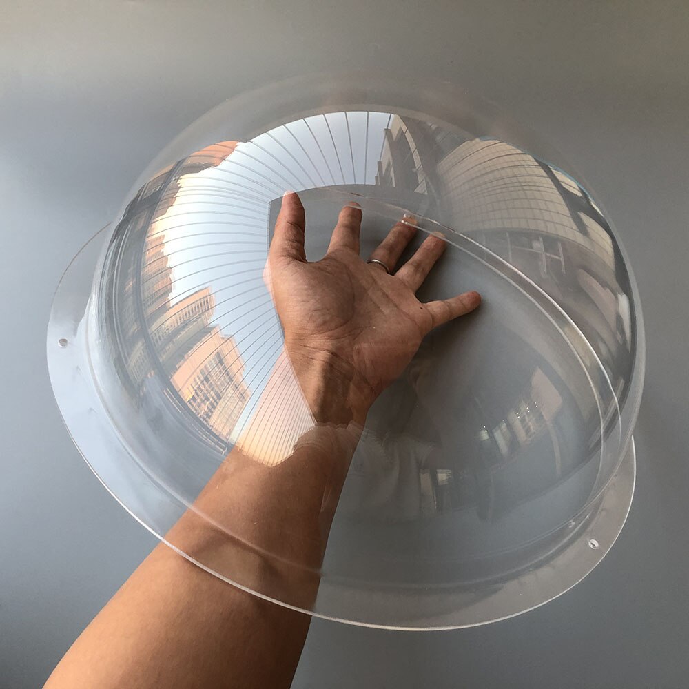 Boîtier de protection en plexiglas pour caméra CCTV, 13.3 pouces, extérieur, étanche, transparent, Globe, verre de grande taille, vidéosurveillance, dôme