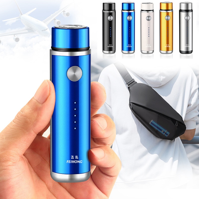 1Pcs Mini Elektrische Scheerapparaat Mannen Draagbare Elektrische Scheerapparaat Scheerapparaat Usb Opladen Mannen Scheerapparaat Gezicht Full Body Scheerapparaat voor Man Vrouw
