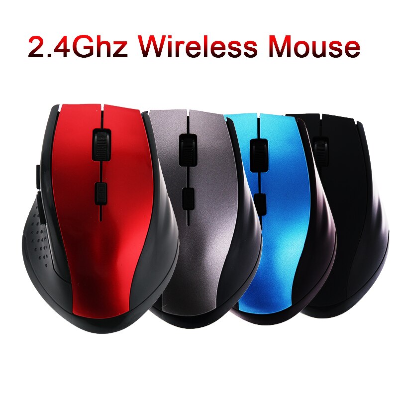 Rovtop 2.4GHz Gaming Wireless USB Mouse Gamer Mini Receiver 6 Keys Computer Mouse Gamer Mice For Computer PC Laptop