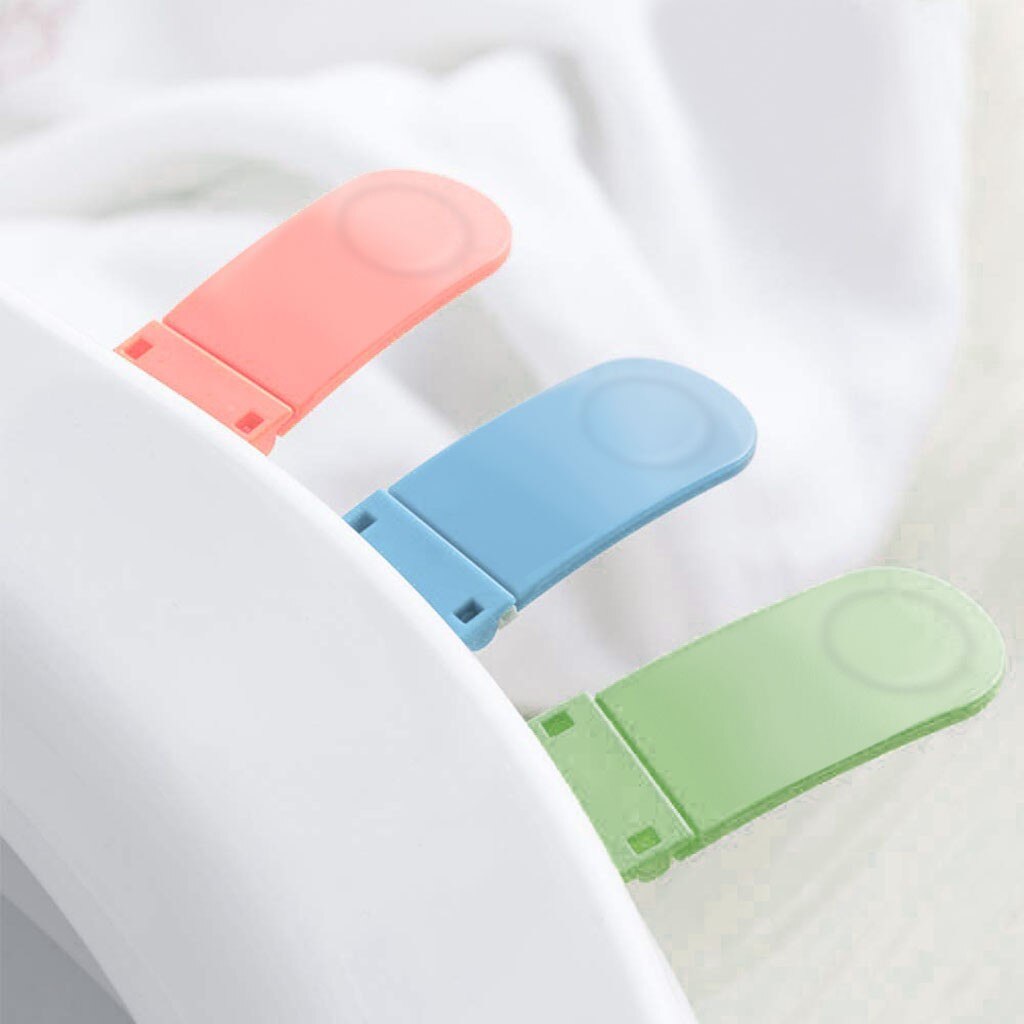 Foldable Toilet Seat Lifting Handle Lift Raise Lower Lid Handle Grip Cleaner 3Pc