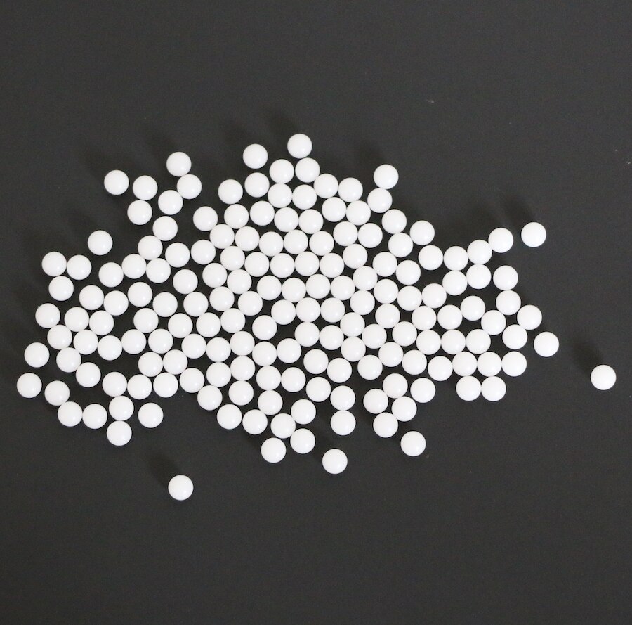 4.5mm 50pcs Solid Delrin (POM) Plastic Ballen voor Klep componenten, lagers, gas/water toepassing