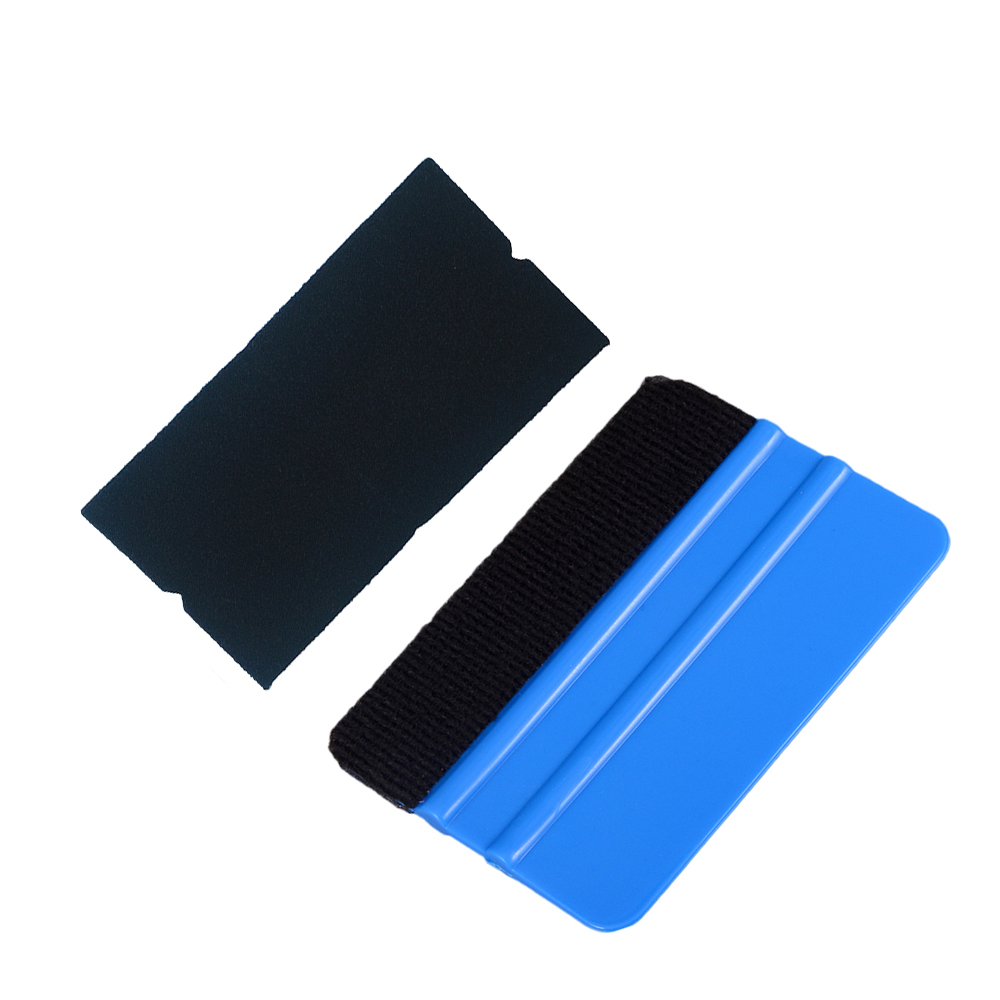 TOFAR Auto Ting Kit Vinyl Wrap Gereedschap Glasfolie Zuigmond Schraper Stickers Gesneden Mes Voertuig Styling Accessoires Vinyl Spatel: Goud