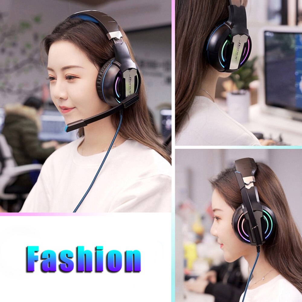 Écouteurs sans fil Bluetooth | Casque d'écoute stéréo réglables, écouteurs de jeu avec Microphone pour PC, téléphone portable,