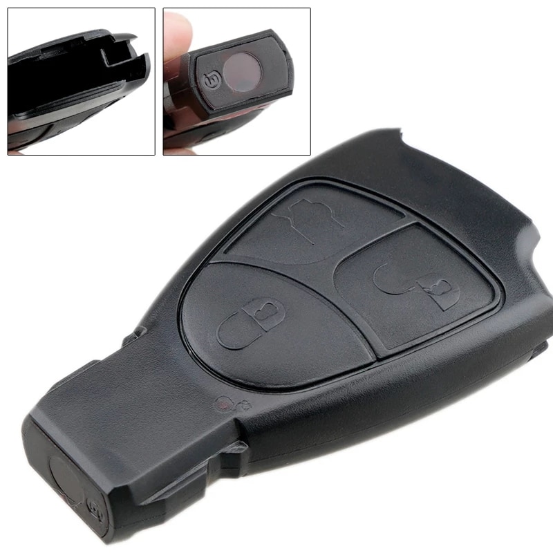 3 Knoppen Autosleutel Smart Shell Case Vervanging Remote Cover Autosleutel Onderdelen Fit Voor Mercedes Benz W168 W202 W203 w208 W210 W211
