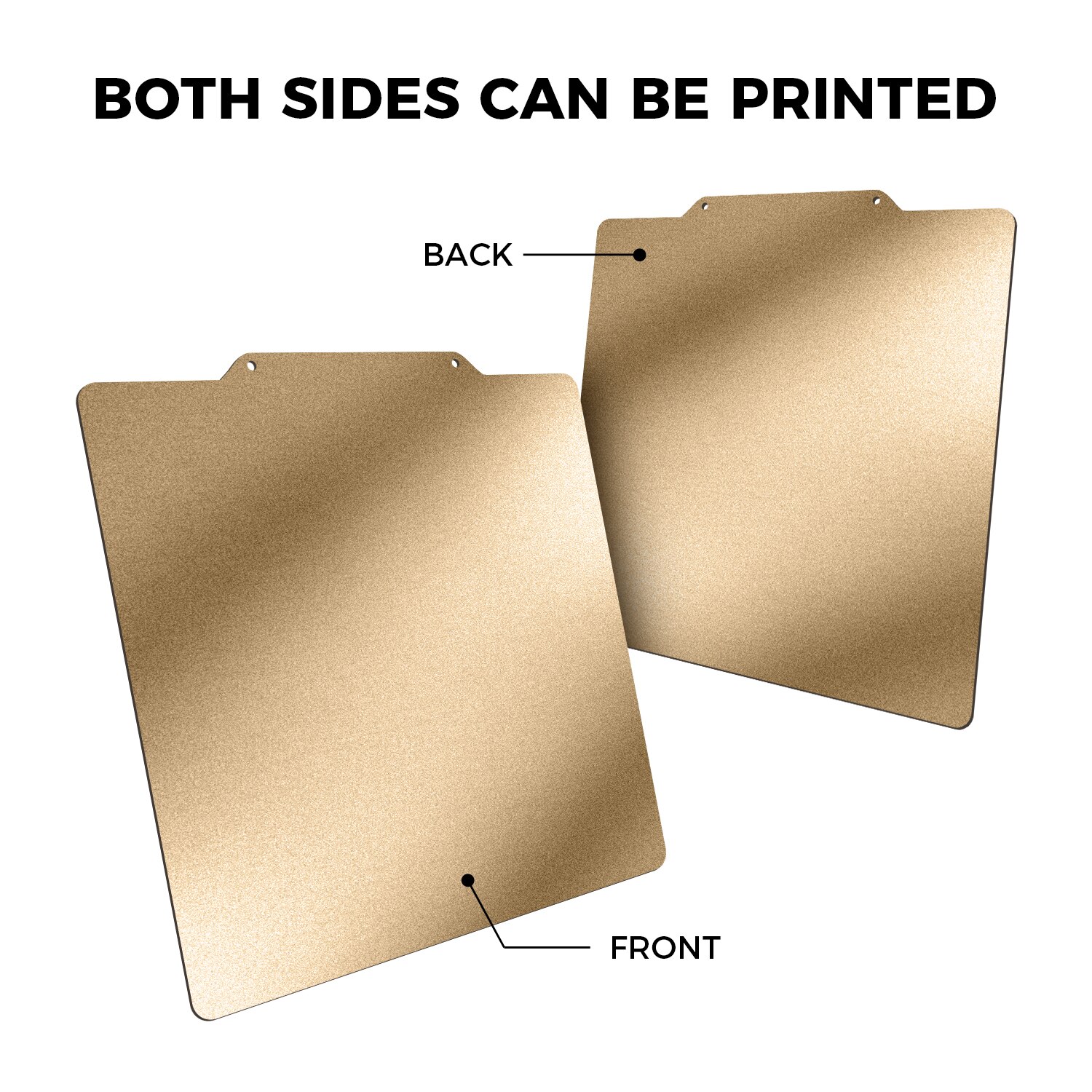 Twotrees Double Sided PEI Spring Steel Sheet (Textured) With Magnetic Base 220/235/310mm For 3D Printer Parts Heat Bed