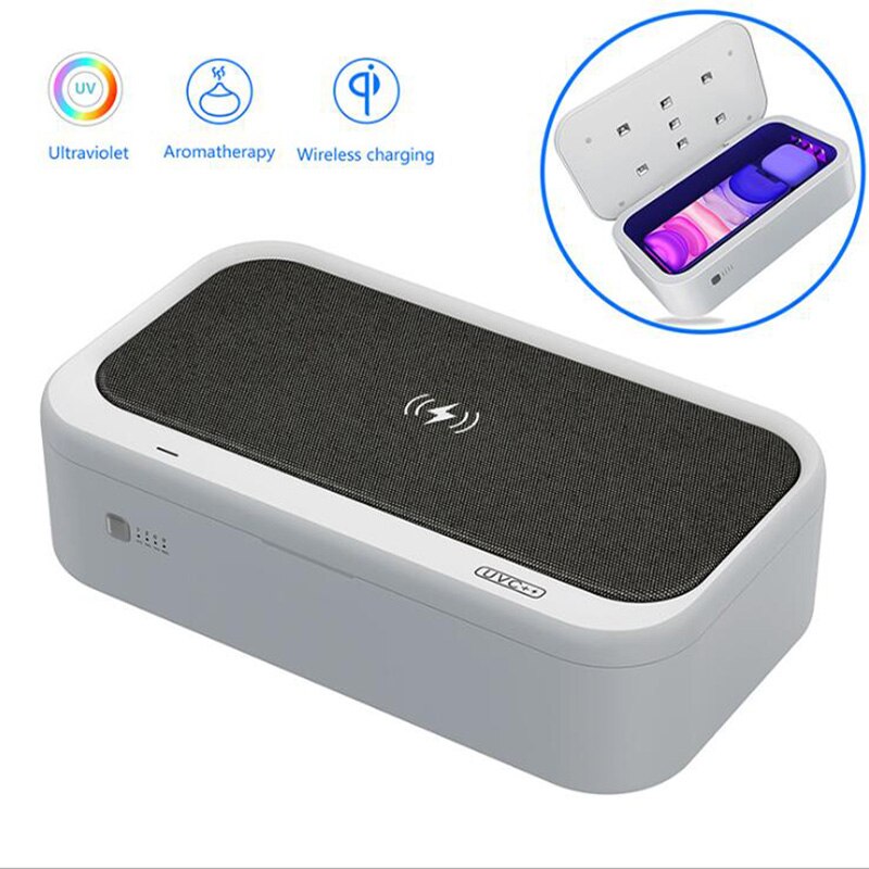 15W UV Sanitizer Box UV Light Face Mask Sterilizer Box Anti Bacteria Ultraviolet Ray Disinfection for Jewelry Watch Phone