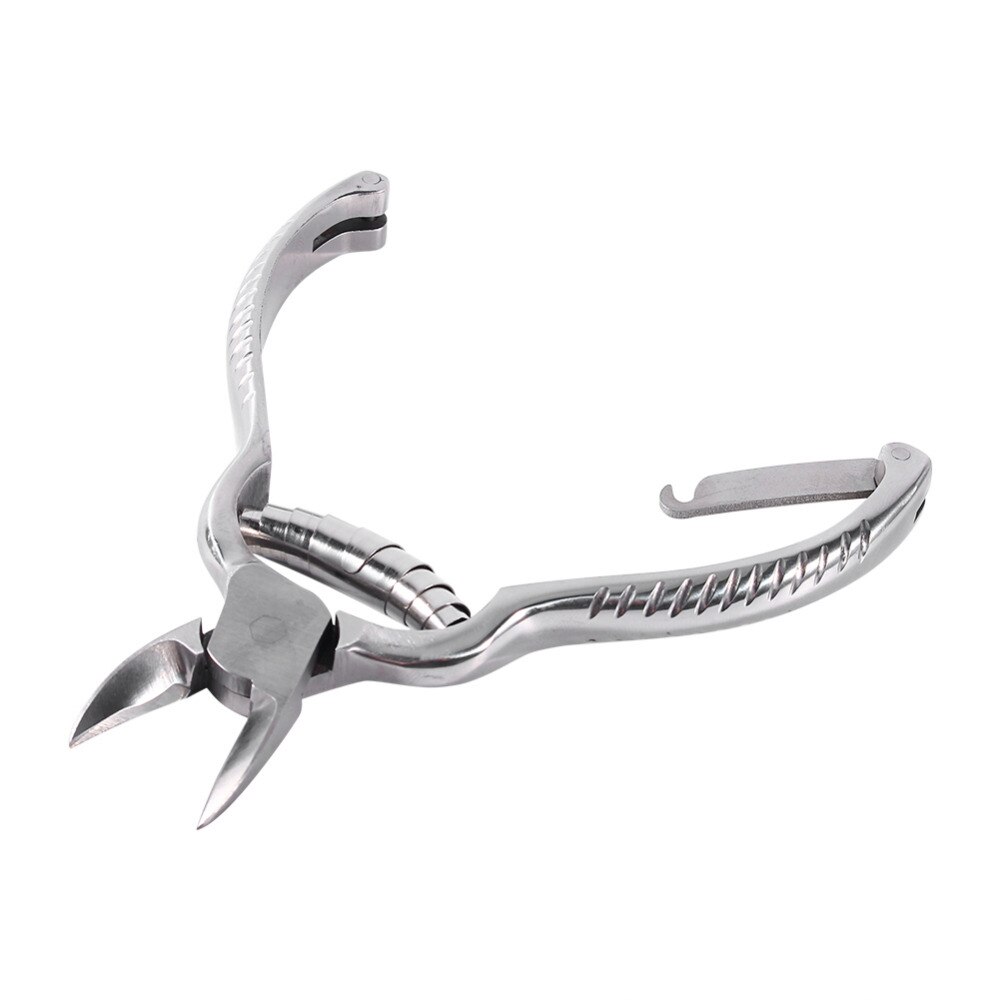 Pinza para cutículas del pie de acero inoxidable, con forma de barrilete, cortador para podología y pedicura, novedad