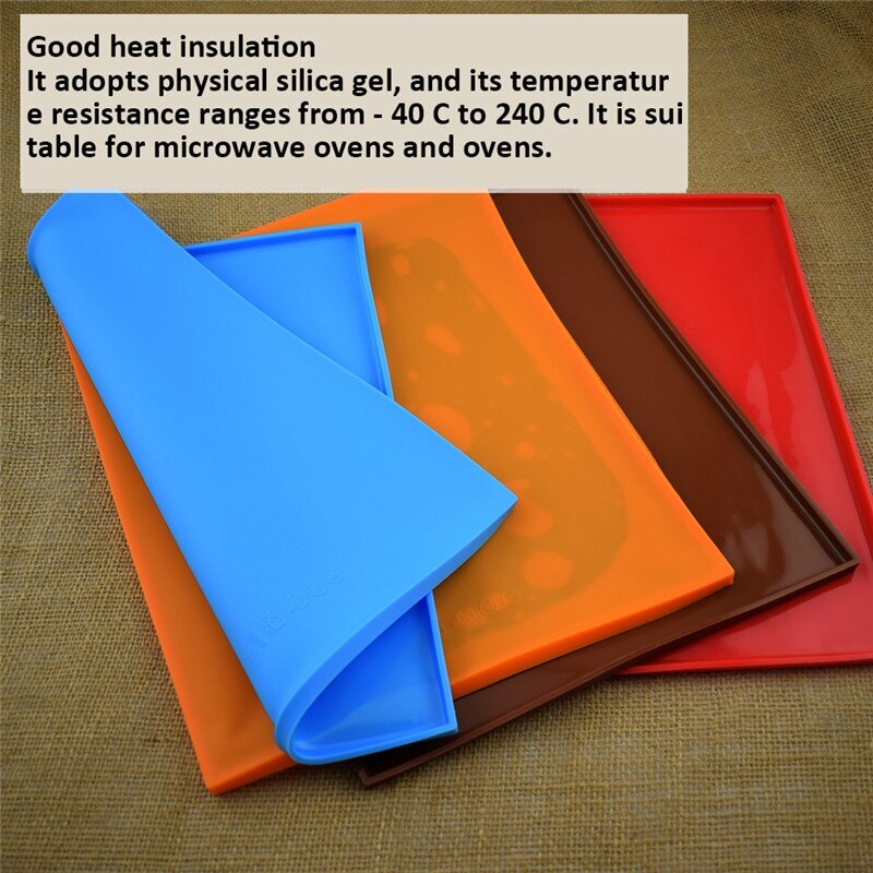 1pc Non-stick Silicone Oven Cake Mat Roll Baking Mat Pads Pad Double Face Rice Cake Roll Swiss Baking Tools