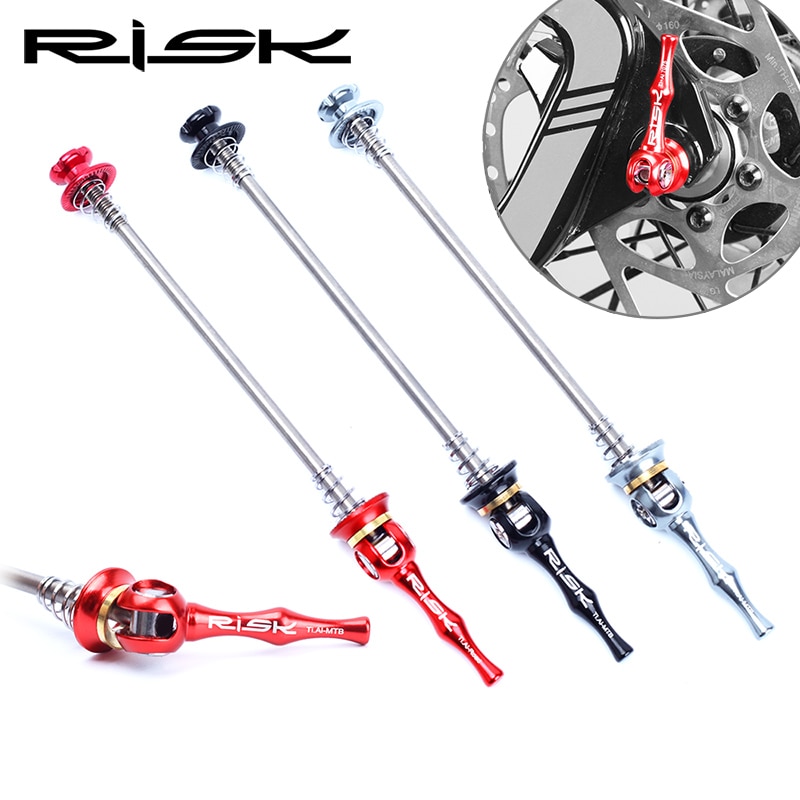 48.8g/Pair Ultralight Titanium TI QR Road Bike Quick Release Skewer lever Road Bicycle Cycling Hub Quick Release