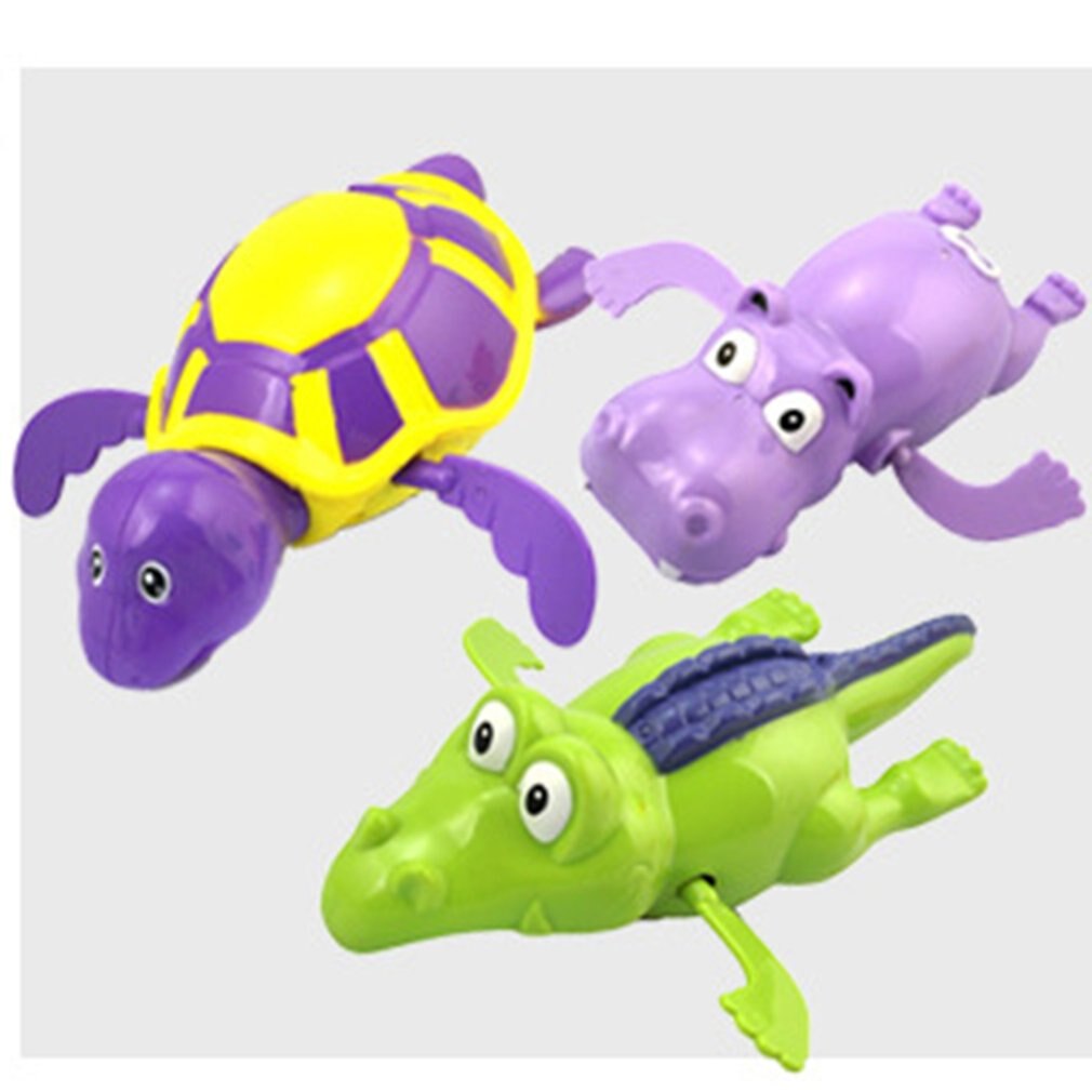 Baby Leuke Schildpad Vis Dieren Bad Speelgoed Grappig Voorjaar Zwemmen Schildpad Creatieve Bad Spel Voor Kinderen Jongens Meisjes