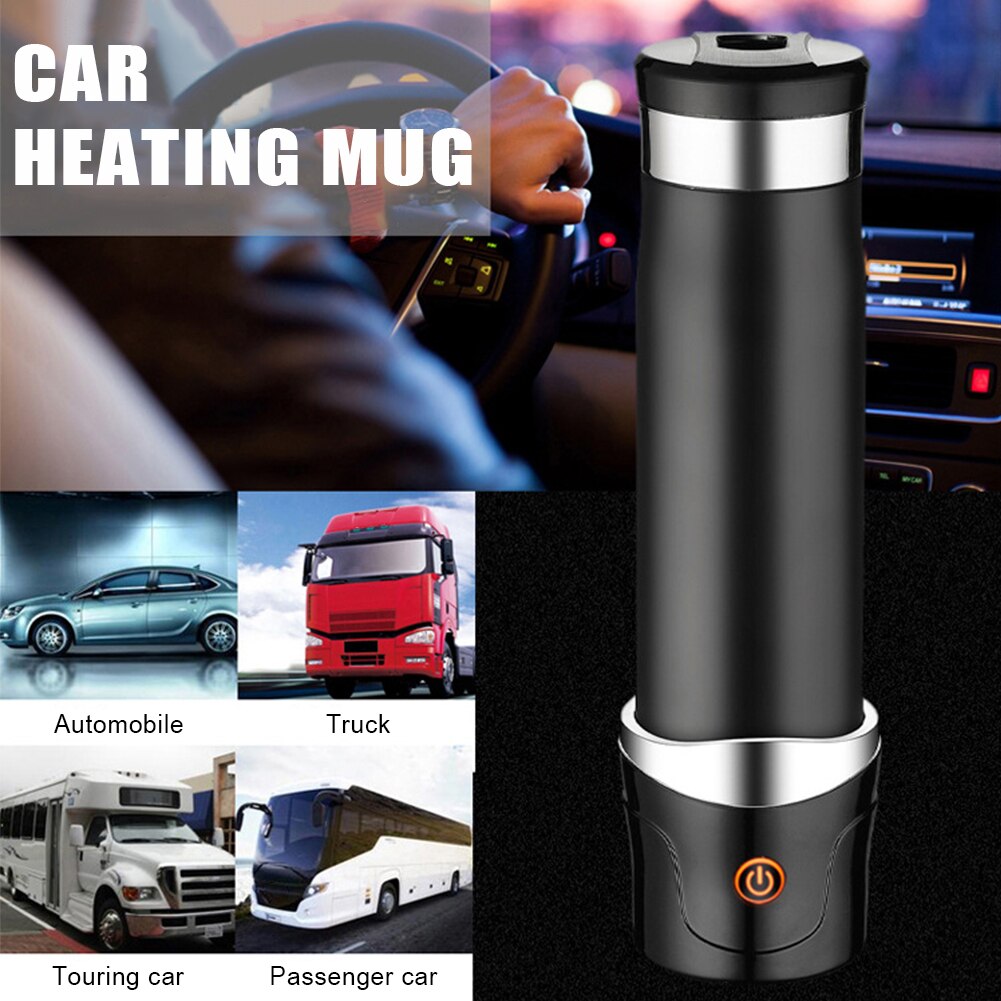 420ml Portable Smart USB Boiling Electric Kettle Interior Accessories 304 Stainless Steel Tea Coffee Car Heating Mug Durable