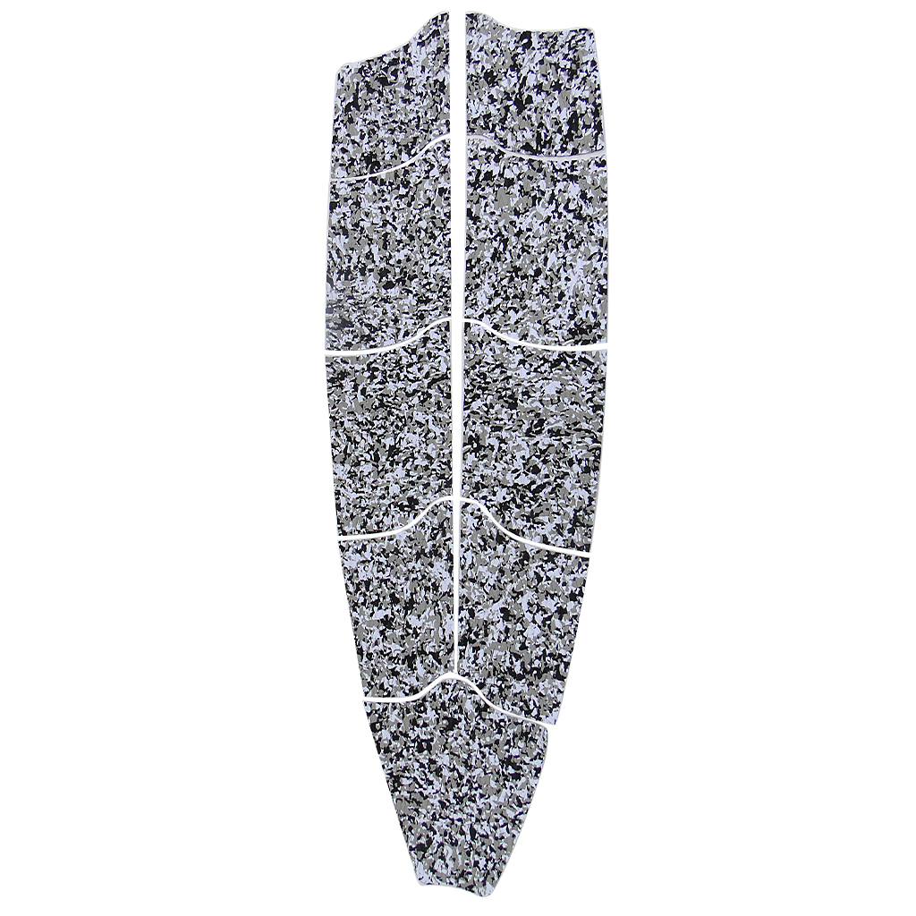 Multicolore 9 pièces Paddle Board coussin de Traction plate-forme de poignée grande protection de remplacement pour votre planche de surf: Black White Camo