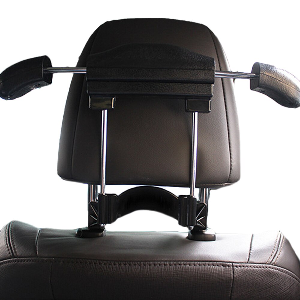 Universal Car Coat Hangers Back Seat Headrest Coat Clothes Hanger Jackets Holder Rack Auto Supplies: Black