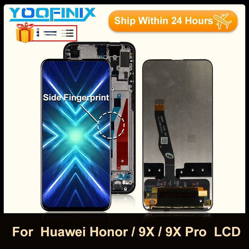 6.59 "pour Huawei Honor 9X LCD STK-LX1 Affichage Écran Tactile Numériseur Pour Huawei HLK-AL10 TL10 Pièces De Rechange