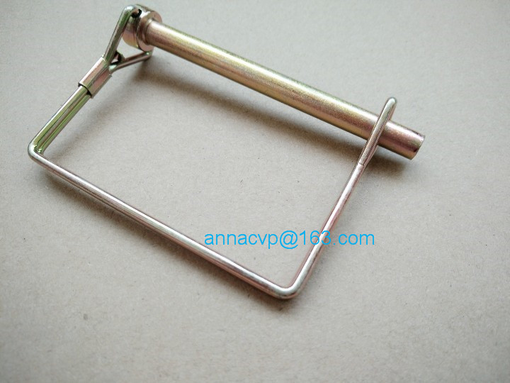 TRAILER COUPLER SAFETY SQUARE PIN 1/4"TRAILER PART-RV/Camper/Trailer TRAILER HITCH COUPLER SAFETY PIN CLIP