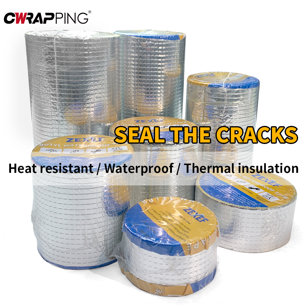 Waterproof Tape Self-adhesive Butyl Sealing Tape Roof Repair Sealed Adhesive Sealant High And Low-temperature Resistance Tape