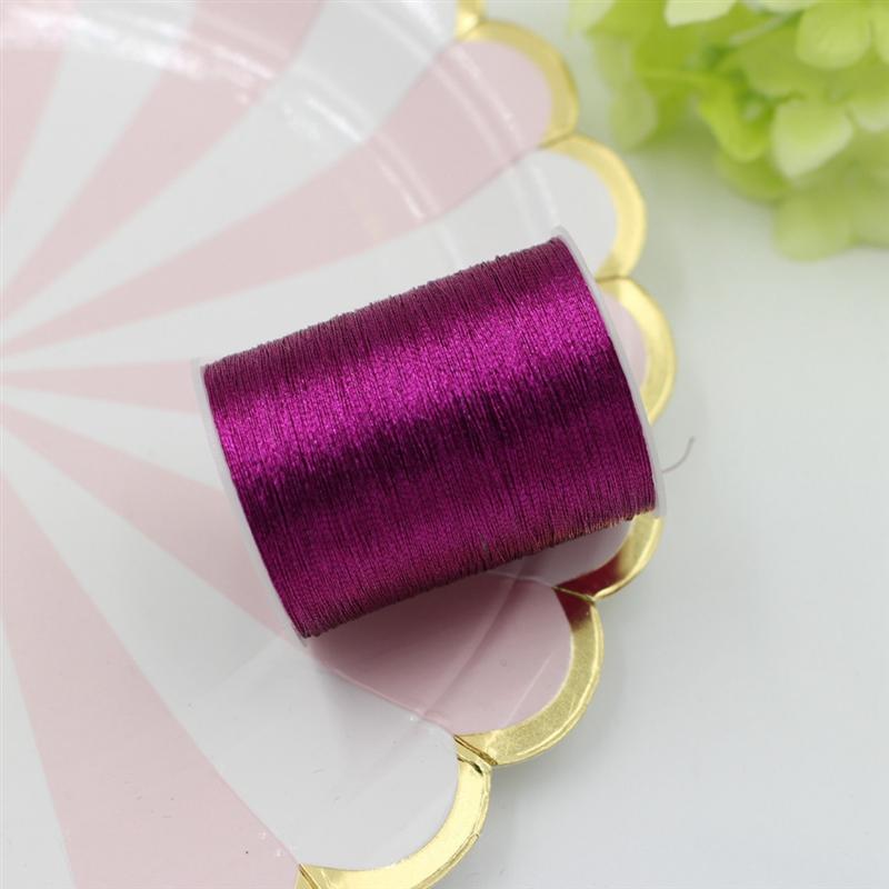Metallic Embroidery Thread DIY Portable Household Manual Sewing Thread Set Gold Thread Cross Stitch (Multicolor)