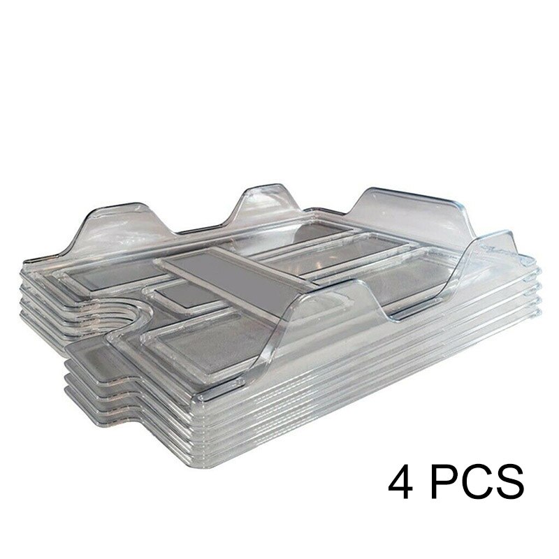 Lot De 2 Organiseurs De Fichiers En Métal à 5 Sections – Trieur Vertical Incliné Pour Bureau, Design Maille
