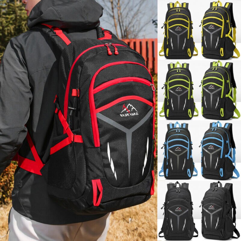 Mænd drenge stor rygsæk stor rygsæk fiskeri sport rejser vandretur skoletaske 40l 60l