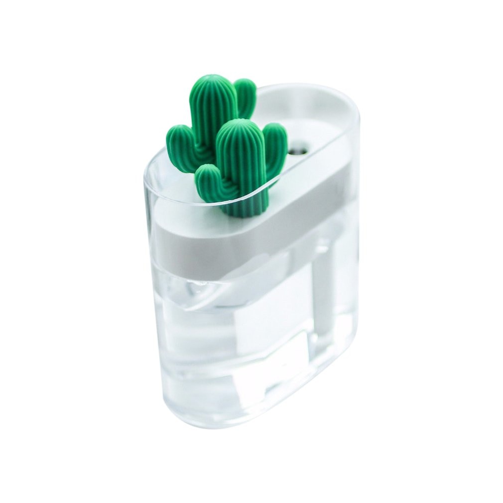 Cactus Usb Humidifier Mini Air Humidifier With Colorful Led Light Essential Oil Diffuser Home Office