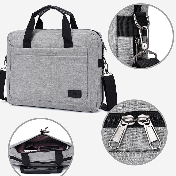 Laptop Tas Unisex Waterdichte 15Inch Beschermhoes Schouder Messenger Tassen Casual Reizen Computer Notebook Handtas Aktetas