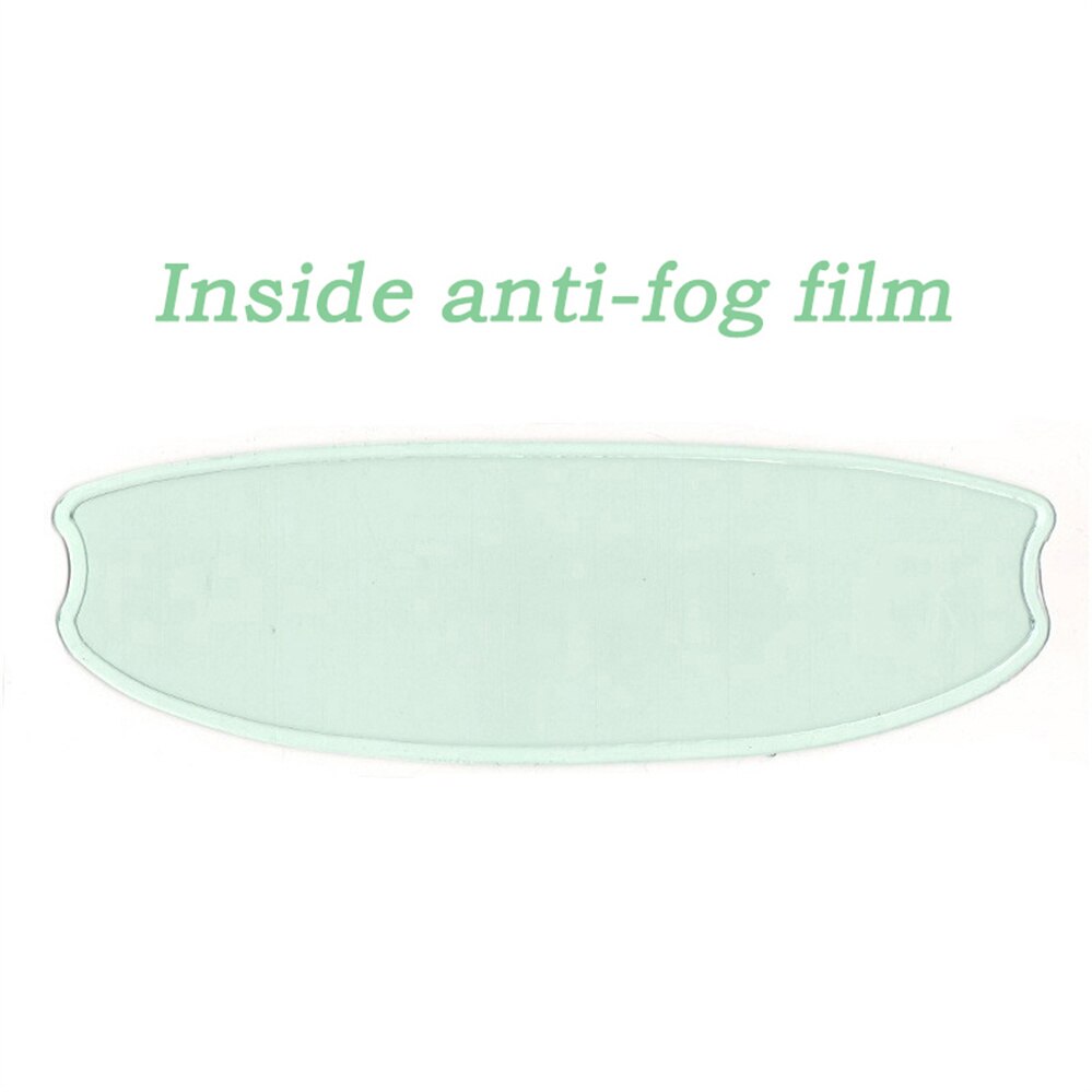 Película antivaho Universal para casco de motocicleta, película adhesiva de recubrimiento Nano duradero, accesorios para casco: anti-fog film 2
