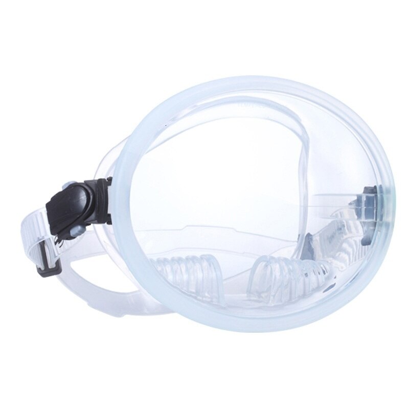 Panorama vidvinkel svømning dykkerspejl vandtæt anti-uv svømmebriller maske silikone snorkling hærdet glas spejl