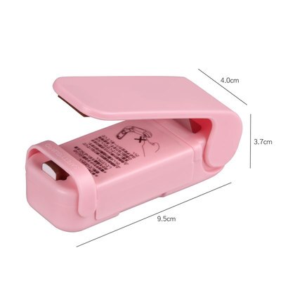 Máquina selladora Draagbare Tas, embalaje de plástico, Mini Sluitmachine, Handige, adhesivo, Voor Voedsel, Snack Keuken, Gadgets: Rosa
