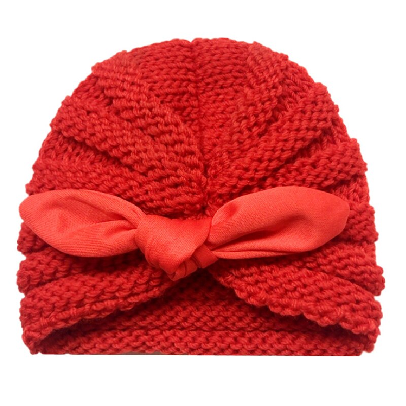 Gorro turbante con Orejas de conejo para niña bebé, turbante, gorro tejido de lana lisa, diadema, sombrero para niño, diadema, gorro para niño, gorro, gorro para chico, niños