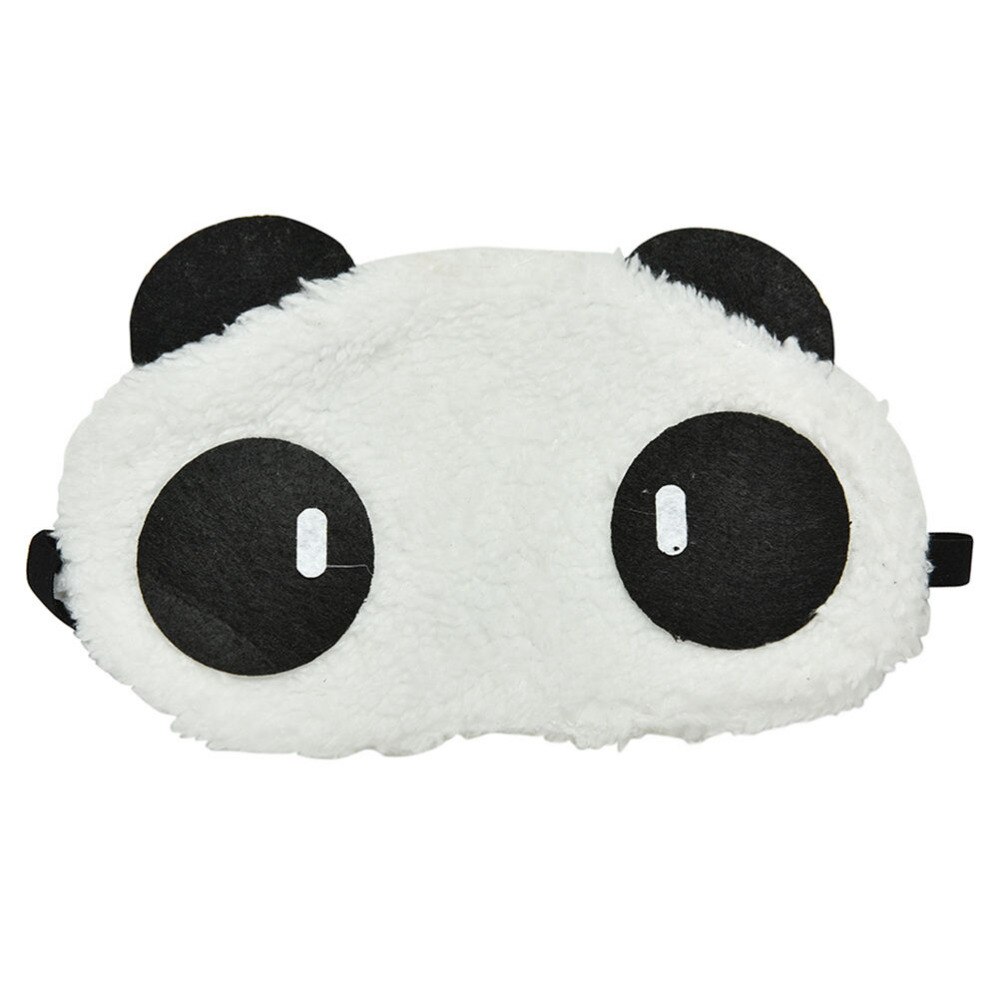 Lovely Cute Panda Sleeping Eye Mask Nap Cartoon Eye Shade Sleep Mask Bandage On Eyes For Sleeping