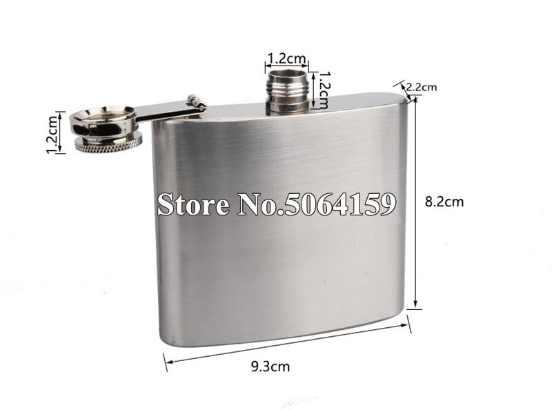 Stainless Steel Hip Flask with Funnel for Whiskey Wine Liquor 4 5 6 7 8 9 10 18 OZ Outdoor Pocket flasks Portable Alcohol Bottle