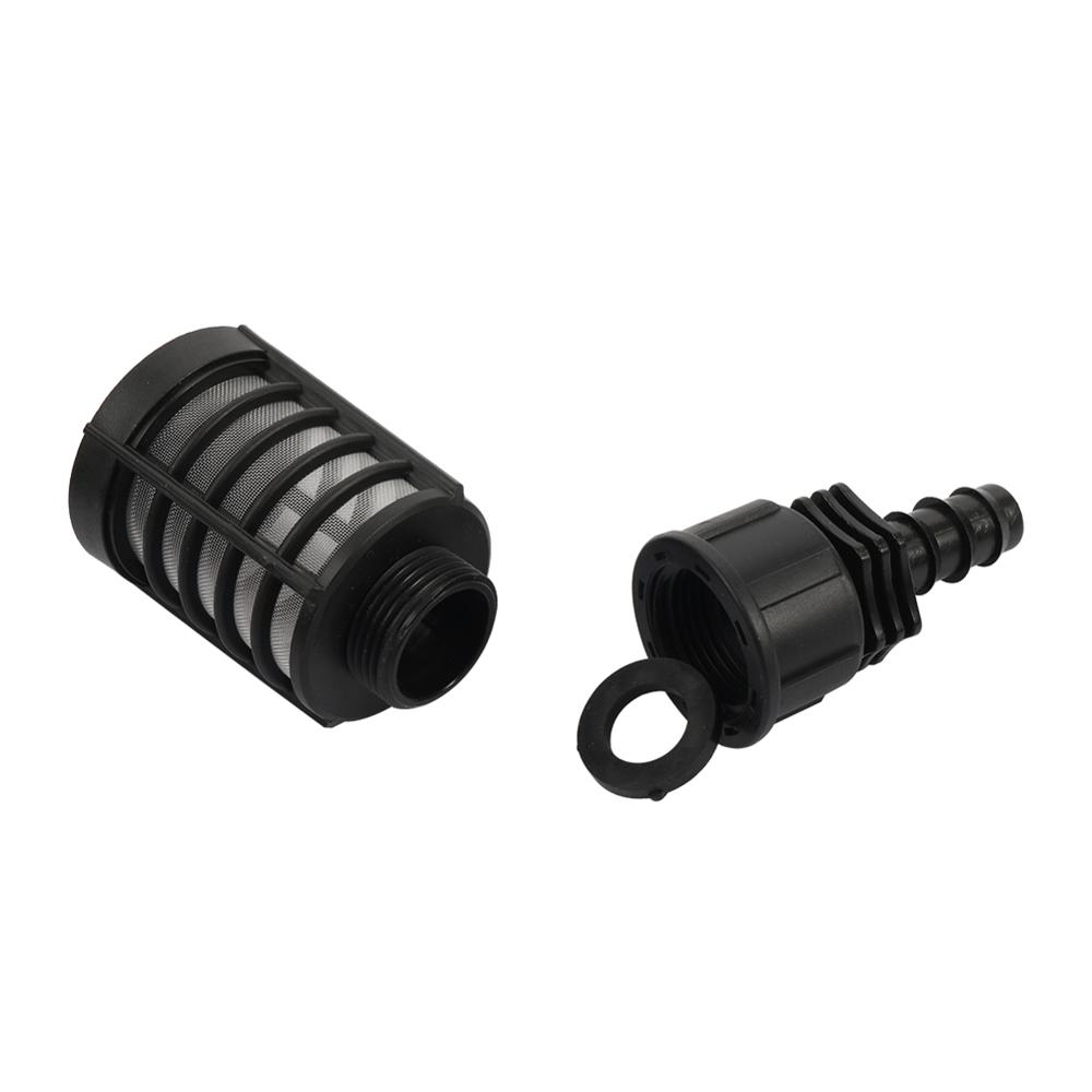 Microfiltro de agua de malla de rosca macho de 3/4 ", 60 Dn16/20, lavadora de alta presión, filtro de entrada autocebante, herramienta de percolación para acuario