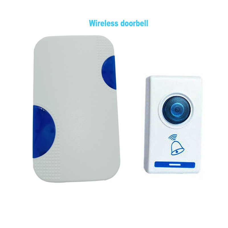AC Power Wireless Door Bell Remote Control Chime Kit Flashing LED Light Loud Speaker Home Hotel Digital Smart Musical