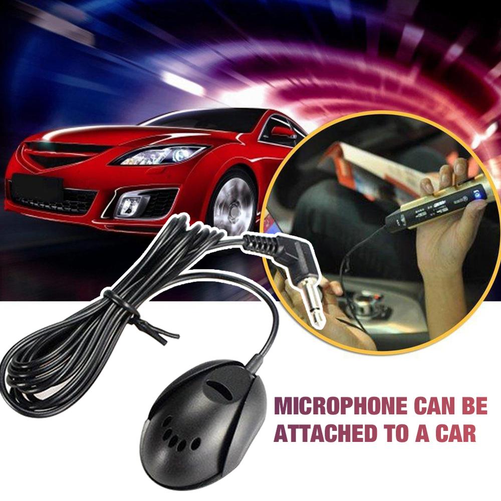 Brand Portable GPS Handsfree Microphone Omnidirectional External Bluetooth Intelligent Voice Call 3.5mm Car Mono Microphones