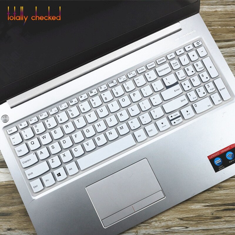 For 15.6&quot; Lenovo ideapad l340-15irh l340-15api l340-15owl L340 15Irh 15iwl 15api 15 L 340 Gaming Laptop Keyboard cover skin: white