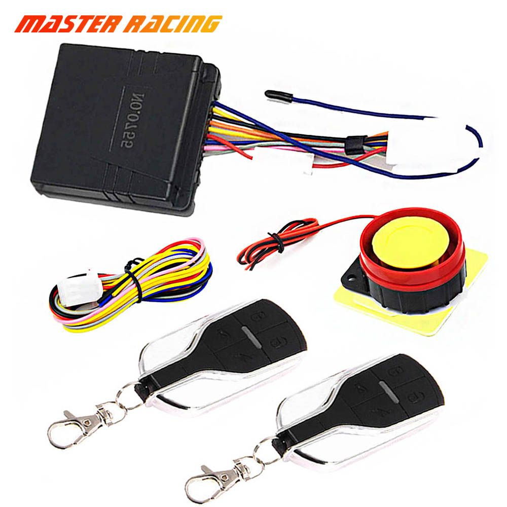12V Universele Motorfiets Alarmsysteem Scooter Anti-diefstal Beveiliging Alarm Moto Afstandsbediening Motor Start Keyless Entry