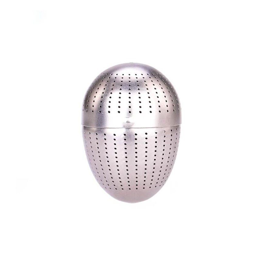 Passoire à thé créative en titane pur en forme d&#39;œuf, pour l&#39;extérieur, filtre parfumé, tasse à thé intégrée: Default Title