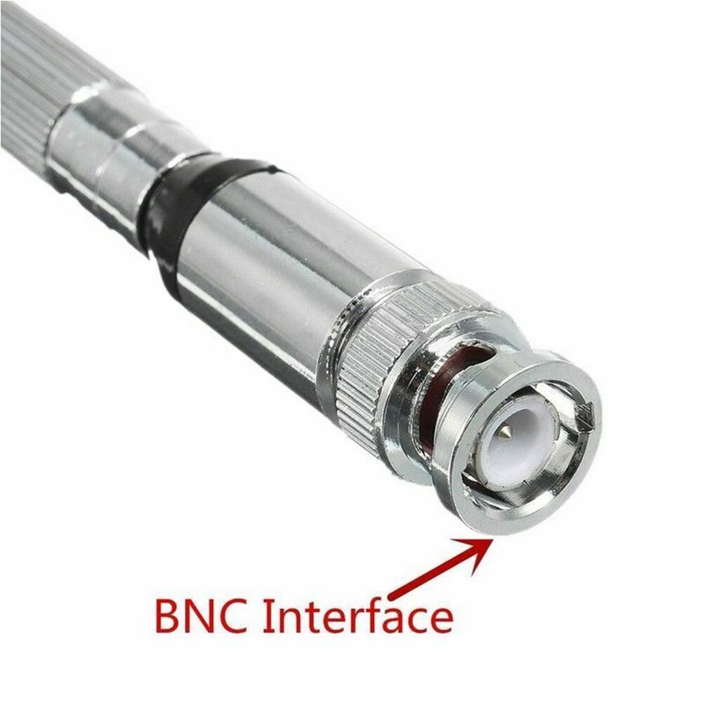 118-136Mhz Handleiding Telescopische Voor Luchtvaart Intercom Antenne Thuis Airband Lange Staaf Bnc Interface Kantoor Hoge Winsten #734