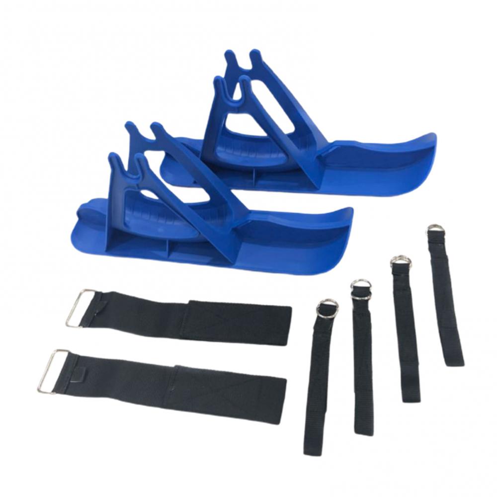Balance Bike Snow Sledge Board Ski Kids Outdoor Training bicicletta sci Walker: Blu