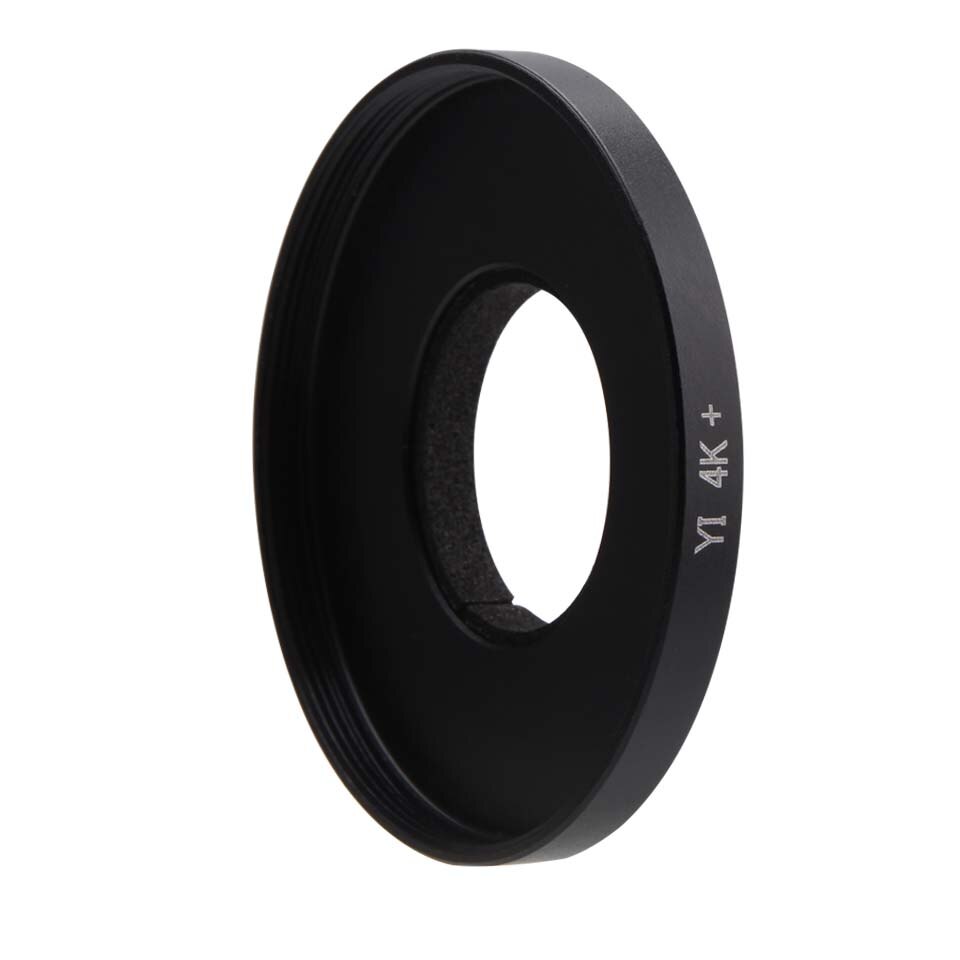 Caenboo super filtros de lente de curta-up, filtros para xiaomi yi 4k/ii/lite/+ plus 12.5x filtro de câmera de ação esportiva, yi 4k + cctv 37mm: OnlyAdapterRing